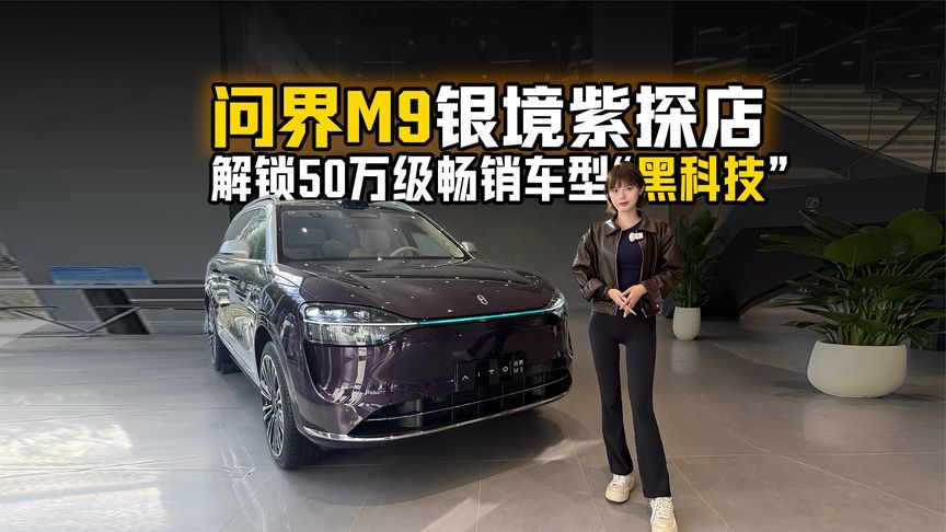 问界全系车型亮相天津车展 M9全新银境紫色首秀