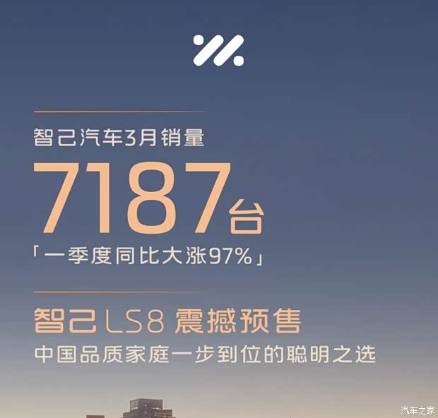 一季度同比增长97% 智己汽车3月销量7187台 同时推出4月购车权益